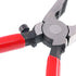 Swpeet Heavy Duty Key Fob Pliers Tool, Metal Glass Running Pliers with Curved Jaws, Studio Running Pliers Attach Rubber Tips Perfect for Key Fob H...