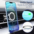 Magnetic Car Mount Charger – 15W Magnetic Phone Charger Compatible with iPhone, Samsung, Huawei – Fast-Charging Car Phone Holder Wireless Charger ...