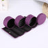 Fdit Retro Cylinder Shaped Jewelry Box Velvet Three-Layer Roll-up Snap Jewelry Storage Organizer Earrings Holder for Girls Women (Purple)...