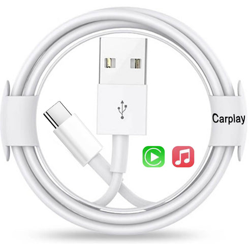 Car Carplay Cable Adapter for iPhone 15, 3.3FT USB A to USB C Car Charging Cable for Apple, Carplay Cable Compatible with iPhone 15 Pro Max Plus, ...