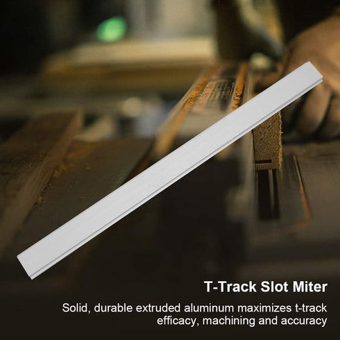 T-Track Slot Miter, Aluminium T-Slot Miter Track Slider Non-Porous Slide Slab Fixture Woodworking Carpenter Tool for Fixtures Sliding Sleds Genera...