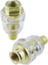 2PCS 1/4 Inch NPT Automatic Mini Lubricator Air Compression Oil Lubricator Suitable for Pneumatic Tool Lubrication...