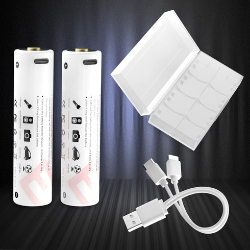 SHENMZ 3.7V Rechargeable Batteries,3800mAh 30A Button Top Batteries,with Micro-USB Charging Cable for Flashlights, Headlamps, Doorbells, RC Cars (...