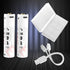 SHENMZ 3.7V Rechargeable Batteries,3800mAh 30A Button Top Batteries,with Micro-USB Charging Cable for Flashlights, Headlamps, Doorbells, RC Cars (...
