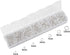 LANBEIDE 2296Pcs Jump Rings Silver Plated Jewelry Connectors Chain Links 3mm 4mm 5mm 6mm 7mm 8mm 10mm Box Set Open Jump Rings for Necklace Repair...