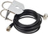 HYS L Shape Mount Mobile Antenna Bracket SO239 to PL-259 W/16.4ft(5m) Low Loss RG-58 Coaxial Cable, Heavy Duty Aluminum with 2pcs U-Bolts for PL25...