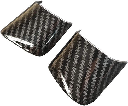 ruihe 3PCS Carbon Fiber Color Steering Wheel Cover Trim Fit for Ford Focus Escape C-max cmax...