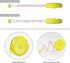 DiCUNO 60-Inch 1.5 Meter Soft and Retractable Tape Body Tailor Sewing Craft Cloth Dieting Measuring Tape (3 Pcs of Yellow with Soft Tape)...