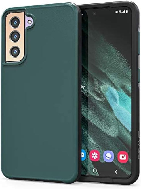 Crave Slim Guard for Galaxy S21 Case, Shockproof Case for Samsung Galaxy S21, S21 5G (6.2 inch) - Forest Green...
