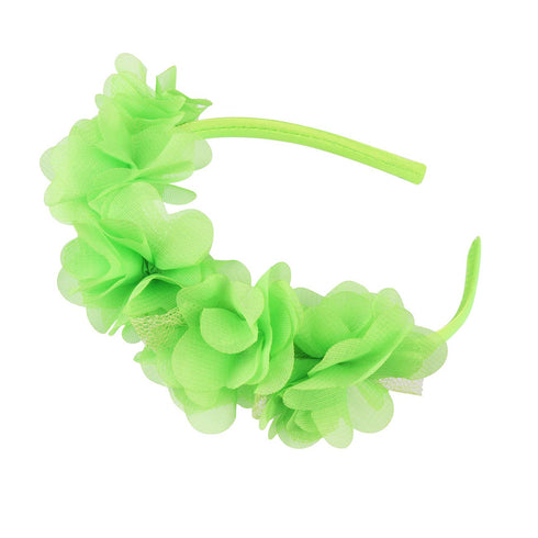 Candygirl Flower Crown Headbands for Women Girls Floral Hairband Wedding Festival Parties Hair Accessories Pack of 9 (bright colors)...