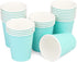 25 Pack 8 oz Disposable Paper Cups, Light Blue Paper Coffee Cups, Hot/Cold Beverage Drinking Cups, Suitable for Offices, Home Kitchens, Coffee Sho...
