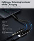 2 in 1 USB C to 3.5mm Headphone Audio and Charger Adapter, Type c to Aux Hi-fi Audio with PD 60W Fast Charge for iPhone 15 Plus, Galaxy S23 S22, P...