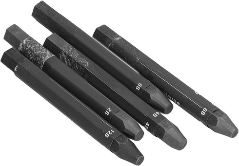 HEEPDD 5Pcs Graphite Sticks, 2B 4B 6B 8B 12B Hex Rod Graphite Stick Set Water Soluble Crayon Sticks for Sketch Shading Pencils...