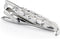 HONEY BEAR Mens Silver Leaf Tie Clip Bar for Normal Size Tie Wedding Gift 4.5cm...