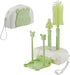 Baby Bottle Brush and Bottle Drying Rack Set,Baby Bottle Brush Travel Kit,Baby Bottle Brush Portable Bottle Holder for Baby(8 in 1,Green)....