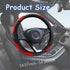 Car Steering Wheel Cover, 15 Inch Carbon Steering Wheel Cover, Breathable Anti-Slip Steering Wheels Accessories for Men Women, Car Interior Access...