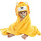 Vauwmsr Baby Hooded Blanket Ultra Soft Warm Newborn Infant Swaddle Wrap Bath Shower Towel, 25.6" x 39.4", Yellow...