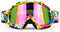 JAMIEWIN Motocross Goggles for ATV, Dirt Bike, Motorcycle, UTV & MX - OTG Offroad Riding Goggles with Anti UV, Dustproof & Anti Fog Protection for...