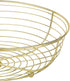 IBWell® Gold Fruit Bowl for Kichen Countertop, Round Wire Fruits Breads Vegetables Snacks Canddy Basket - 11.2"x3.6"(DxH)...