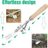 2024 Upgrade Weed Puller Tool, 20in Gardening Hand Weeder Tools Metal Leverage Base and V-Shaped Fork, Weeding Artifact Uprooting Weeding Tool Man...