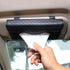 Car Tissue Holder - Sun Visor Napkin Holder, PU Leather Backseat Tissue Case for Truck (Black)...