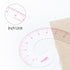 12inch Vary Form Curve Ruler, Sandwich Line Scale, Plastic Comma Shape French Curve Ruler, Clear Muti Function Sewing Ruler for Pattern Making...