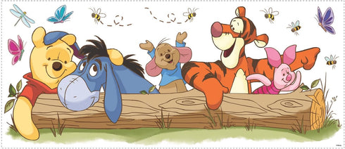 RoomMates Disney Pooh and Friends Outdoor Fun Giant Peel and Stick Wall Decals , RMK2553GM...