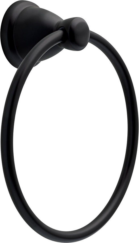 Franklin Brass KIN46-MB Kinla Towel Ring, Matte Black...