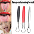 Silvery Tongue Cleaner Brushes Tongue Scraper, Tounge Scrappers Stainless Steel, Portable Tongue Scraper Reduce Bad Breath and Freshing Breath for...