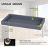 Bathroom Trays for Counter, Slicone Vanity Trays for Bathroom, Rectangle Sponge Holder for Kitchen Sink - Grey...