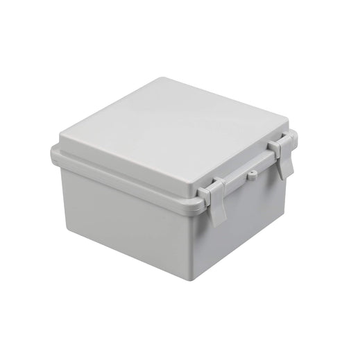 CrocSee ABS Plastic Dustproof Waterproof IP65 Junction Box Universal Durable Electrical Project Enclosure with Lock (5.9"x5.9"x3.5")...