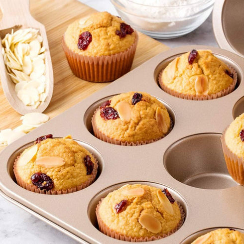Gifbera Natural Mini Cupcake Liners Odorless Greaseproof Paper Muffin Baking Cups 300-Count, Natural Color...