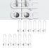 Baby Proofing Cabinets,Cabinet Locks for Babies,12 Pack U-Shaped Child Locks for Cabinets, Child Proof Cabinet Latches,Child Safety Cabinet Locks ...
