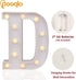 Pooqla LED Marquee Letter Lights Sign, Light Up Alphabet Letter for Home Party Wedding Decoration D...