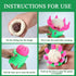 5 Pieces Bun Maker Dumpling Maker Steam Filled Plastic Mold and Filling Spoon Cooking Tool Set for Adults Press Steamed Stuffed Mould Make Delicio...