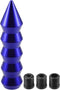 ACROPIX Universal Shift Knob Automatic Stick Gear Shifter Knob for Cars with 3 Adapters 8mm 10mm 12mm Blue - Pack of 4...