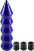 ACROPIX Universal Shift Knob Automatic Stick Gear Shifter Knob for Cars with 3 Adapters 8mm 10mm 12mm Blue - Pack of 4...