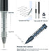 Ohuhu Liquid Fineliner Drawing Pens: 9 Sizes Liquid Fineliner Pens Pigment Black Ink Micro Pens Assorted Point Sizes Smooth Writing for Drawing Sk...