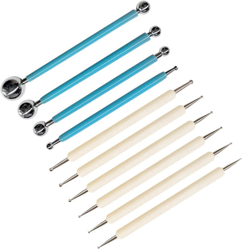 10Pcs Dotting Tools, Ball End Dot Art Tools for Rock Painting, Pottery Clay Modeling Embossing Art Mandala...