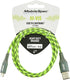 MobileSpec MBSHV0422 Hi-Visibility 4 Foot Lightning(R) to USB-A Cable - Yellow......