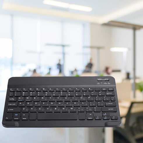 Cyrillic Keyboard Keyboard to Attach to Tablet Black Russian 10.1 Slim Ultra Wide 80?Key Keyboard Bluetooth 3.0 for for Ios Win...