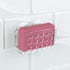 iDesign BPA-Free Plastic Sponge Holder for Kitchen Sink with Suction Cups, Ideal for Kitchen Sinks and Bathroom Organization, 3.75" x 2" x 2", Cle...