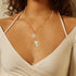 Sun Heart Necklace for Women 18K Gold Plated Heart Pendent Charm Necklace Chunky Chain Choker Necklace Hip Hop Charm Necklace...