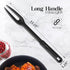 Nylon Fork Made of Heat Resistant Nylon with Plastic Handle with Hole Ideal for use with Non-Stick Pots and Pans (Pack Of 2) - By Ram Pro...