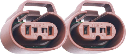 HiSport 9006 headlight plug Female Adapters Connector Wiring Harness Sockets Wire Plug Pigtails Compatible with High/Low Beam Or Fog Lights Use Re...