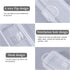 Toothbrush Travel Case 2 Pack, Clear Toothbrush Case Holder Travel Size Plastic Toothbrush Holder Toothpaste Storage Container Portable for Travel...