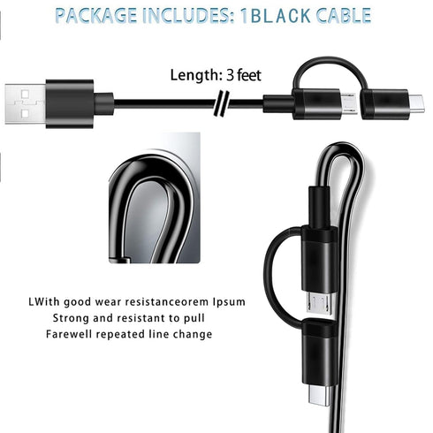Mirco USB C Charger Charging Cable Cord Compatible for BlueParrott B650-XT B550-XT B450-XT B350-XT S450-XT B250-XTS C300 C400-XT Headset, Jabra El...