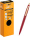 Bic Japan Bic CFCGRED05BLKJ Ballpoint Pen, Click Gold, 0.5, Oil-based, Black, Smooth, Red Axis, 12 Pens...