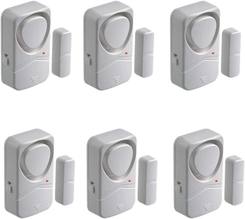 Door Alarm for Home, Door Sensor, Window Alarm for Home Security, Pool Alert for Kids (6 Pack)...