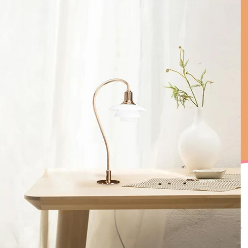Homoyoyo Desk Lamp Elbow Table Lamp Stem Lamp Stem Parts Lamp Making Stem Diy Lamp Kit Curved Lamp Stem Lamp Tubing Lamp Making Kit Lamp Accessory...